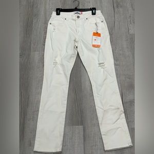 High slim white womens jeans. 2018 Cabi spring collection!